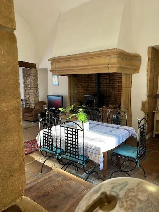Loft Dans Un Chateau En Pierres Dorees Lissieu Apartment